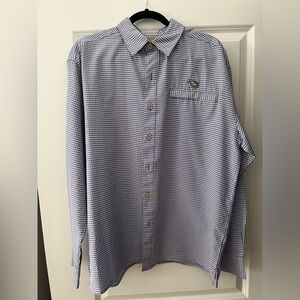 Men's Lilac Micro-Check Button-Down Sport Shirt